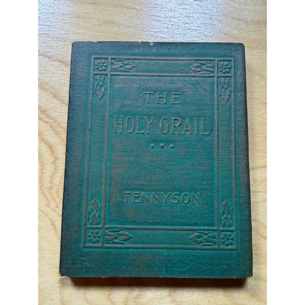 Little Leather Library Tennyson The Holy Grail Antique Mini Book